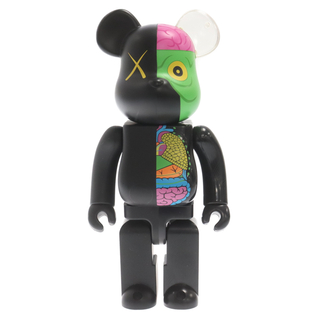 メディコムトイ(MEDICOM TOY)のMEDICOM TOY メディコムトイ BE@RBRICK 400% KAWS COMPANION ベアブリック カウズ コンパニオン 人体模型フィギュア 人形 ブラック(その他)