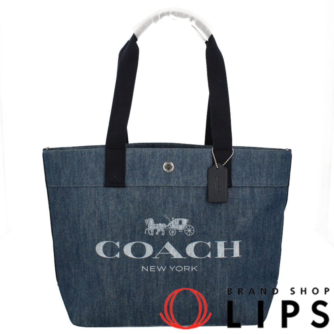 COACH(コーチ)のコーチ デニムキャンバストート  F67415 デニム レディーストートバッグ
 ブルー【未使用】 レディースのバッグ(トートバッグ)の商品写真