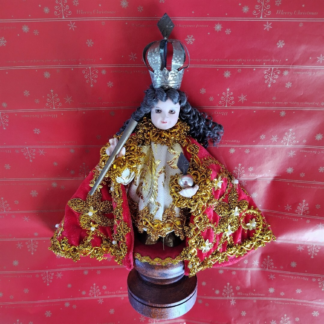 幼いイエス　サントニーニョ　Santo Niño　Child Jesus インテリア/住まい/日用品のインテリア小物(置物)の商品写真