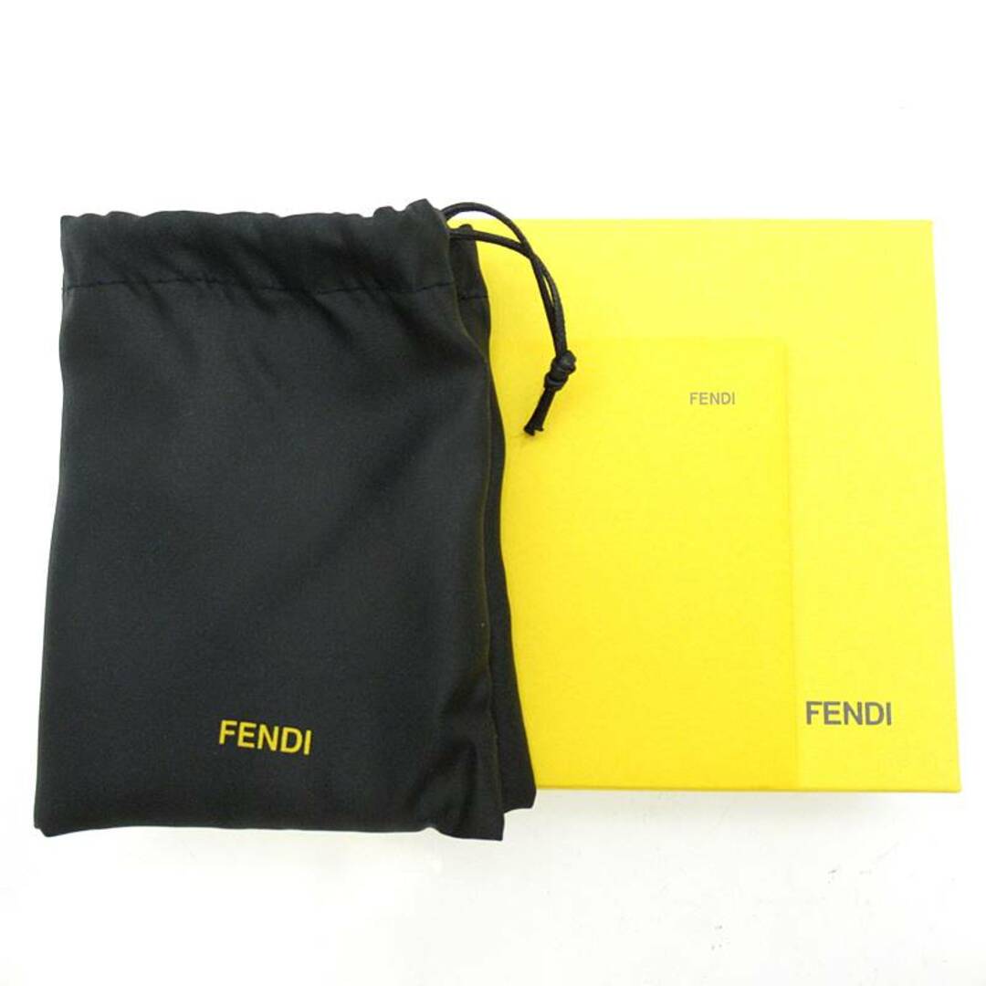 FENDI(フェンディ)のフェンディ ズッキーノ 二つ折り財布  8M0021 ナッパレザー レディース ブラック【中古】 レディースのファッション小物(財布)の商品写真