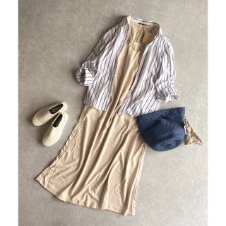 Loungedress - 新品 earthy 2way Aライン ポンチ ロングワンピース