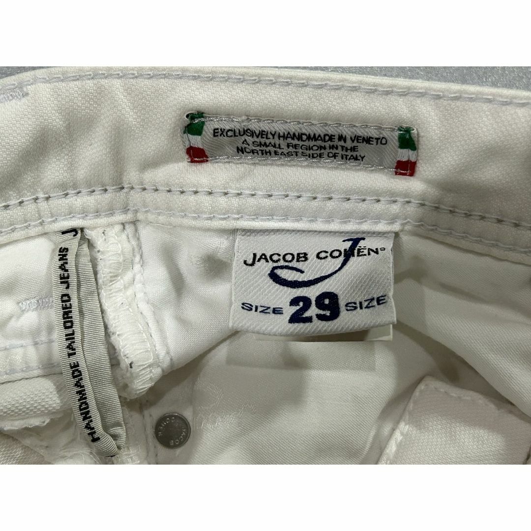 JACOB COHEN(ヤコブコーエン)の＊ヤコブコーエン PW622 COMF ホワイトパンツ イタリア製 W29 メンズのパンツ(その他)の商品写真