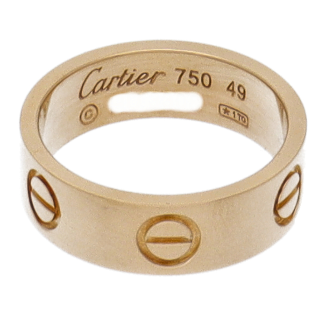 Cartier(カルティエ)のカルティエ ラブリング  (#9)(#9 幅:約0.5cm) K18YG 49 仕上げ済 美品【中古】 レディースのアクセサリー(リング(指輪))の商品写真