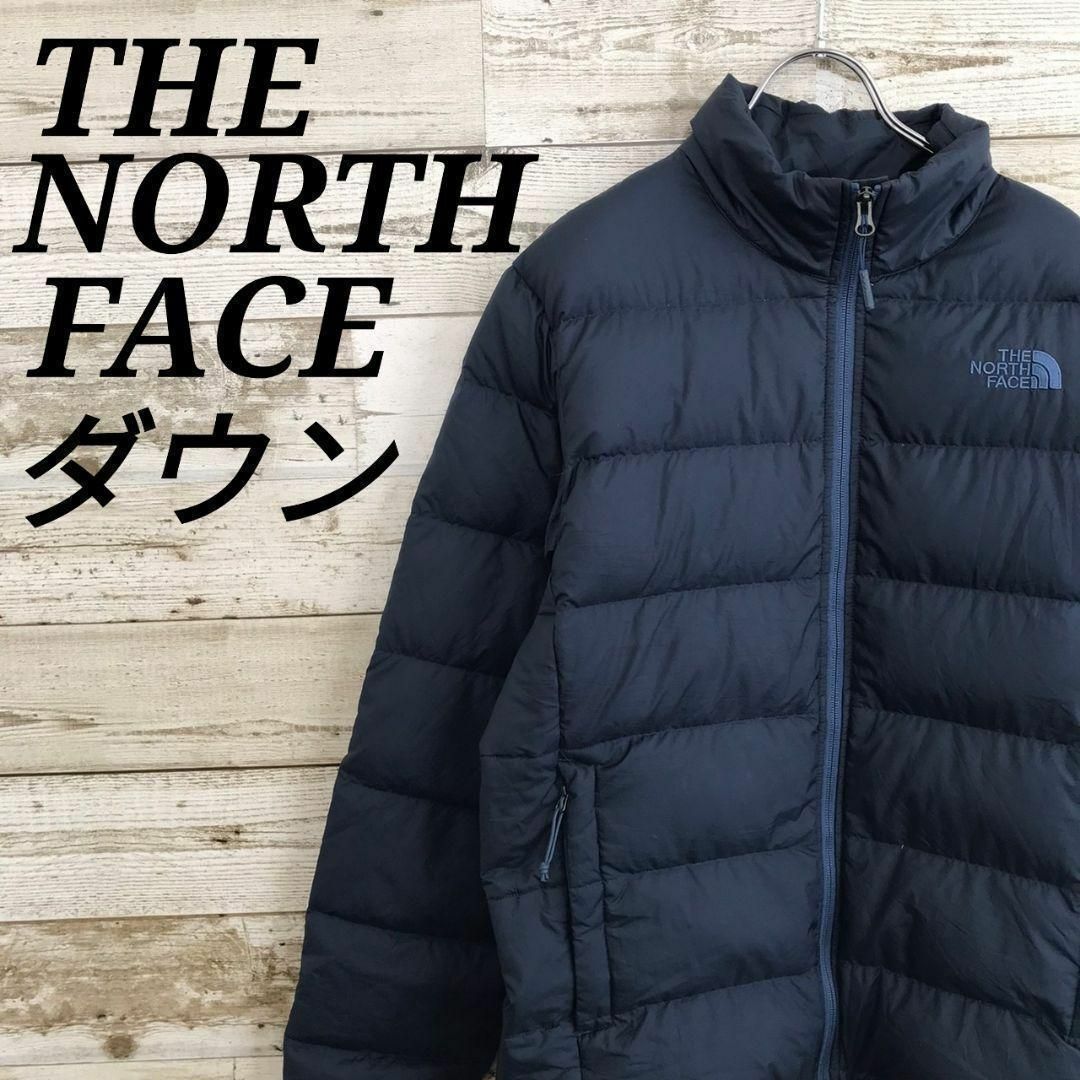 THE NORTH FACE(ザノースフェイス)の【k5761】USA規格ノースフェイス刺繍ロゴダウンジャケットブルゾンアウター メンズのジャケット/アウター(ダウンジャケット)の商品写真