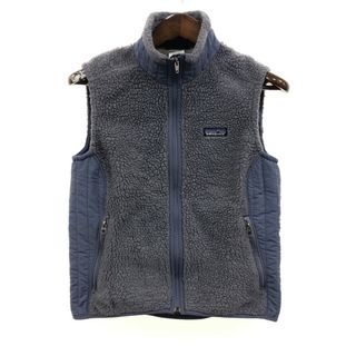 パタゴニア(patagonia)のpatagonia パタゴニア Retro-X フリース ベスト アウトドア パープル (レディース M) 中古 古着 Q6705(ベスト)