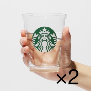 スターバックスコーヒー(Starbucks Coffee)のスターバックス コールドカップグラス 414ml(グラス/カップ)