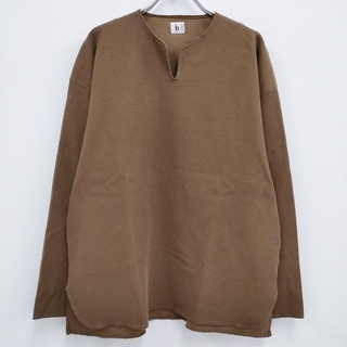 blurhms - blurhms ROOTSTOCK Rough&Smooth Thermal Over-neck サーマル オーバーネック カットソー ブラウン メンズ ブラームス【中古】4-0503M♪