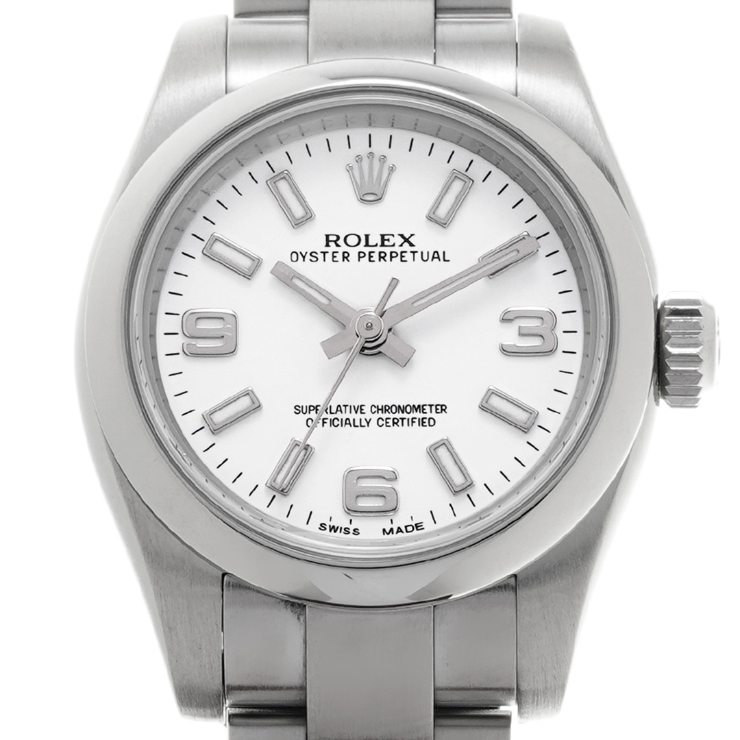 ROLEX(ロレックス)の中古 ロレックス ROLEX 176200 ランダムシリアル ホワイト レディース 腕時計 レディースのファッション小物(腕時計)の商品写真