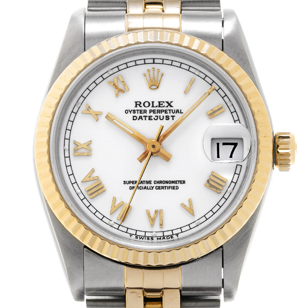 ROLEX(ロレックス)の中古 ロレックス ROLEX 68273 S番(1993年頃製造) ホワイト ユニセックス 腕時計 レディースのファッション小物(腕時計)の商品写真