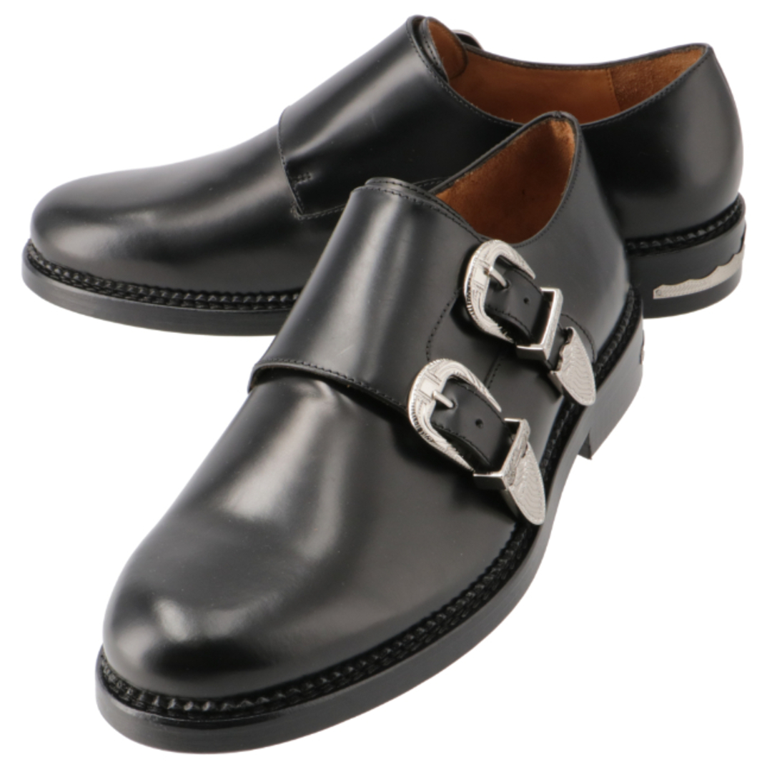TOGA(トーガ)のトーガ ビリリース/TOGA VIRILIS シューズ メンズ METAL DOUBLE MONK STRAP SHOES モンクストラップシューズ BLACK  AJ1175-9021 _0410ff メンズの靴/シューズ(ドレス/ビジネス)の商品写真