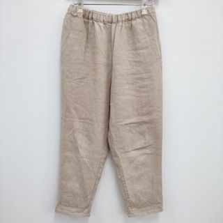 フォグリネンワーク(fog linen work)のfog linen work リネン イージーパンツ パンツ ベージュ レディース フォグリネンワーク【中古】4-0503M♪(カジュアルパンツ)