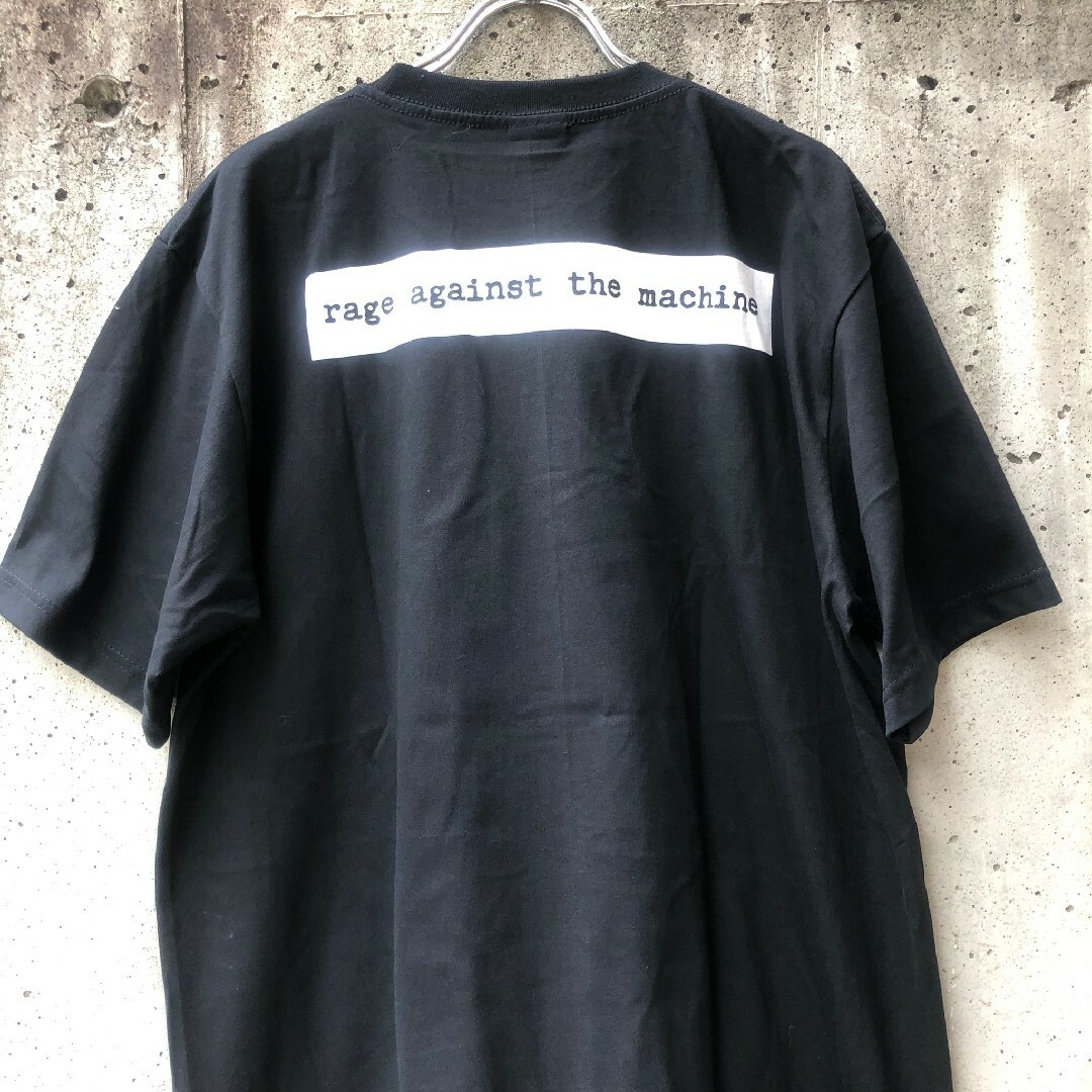 MUSIC TEE(ミュージックティー)のXL半袖 RAGEAGAINSTTHE MACHINE メンズのトップス(Tシャツ/カットソー(半袖/袖なし))の商品写真