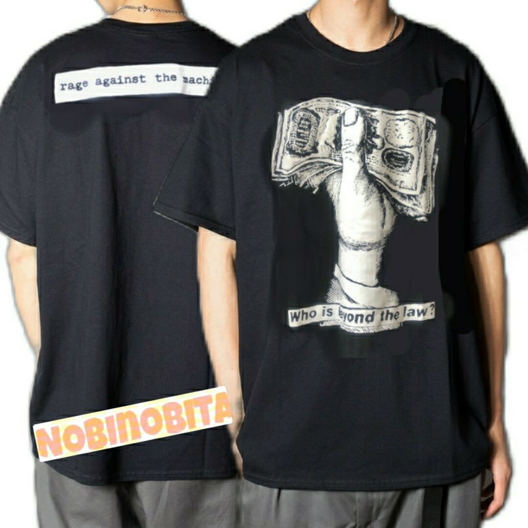 MUSIC TEE(ミュージックティー)のXL半袖 RAGEAGAINSTTHE MACHINE メンズのトップス(Tシャツ/カットソー(半袖/袖なし))の商品写真