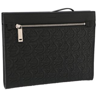 Ferragamo - フェラガモ/FERRAGAMO バッグ メンズ TRAVEL EMBOSSED BLOCCO クラッチバッグ NERO 2024年春夏新作 241482-0001-0010 769481