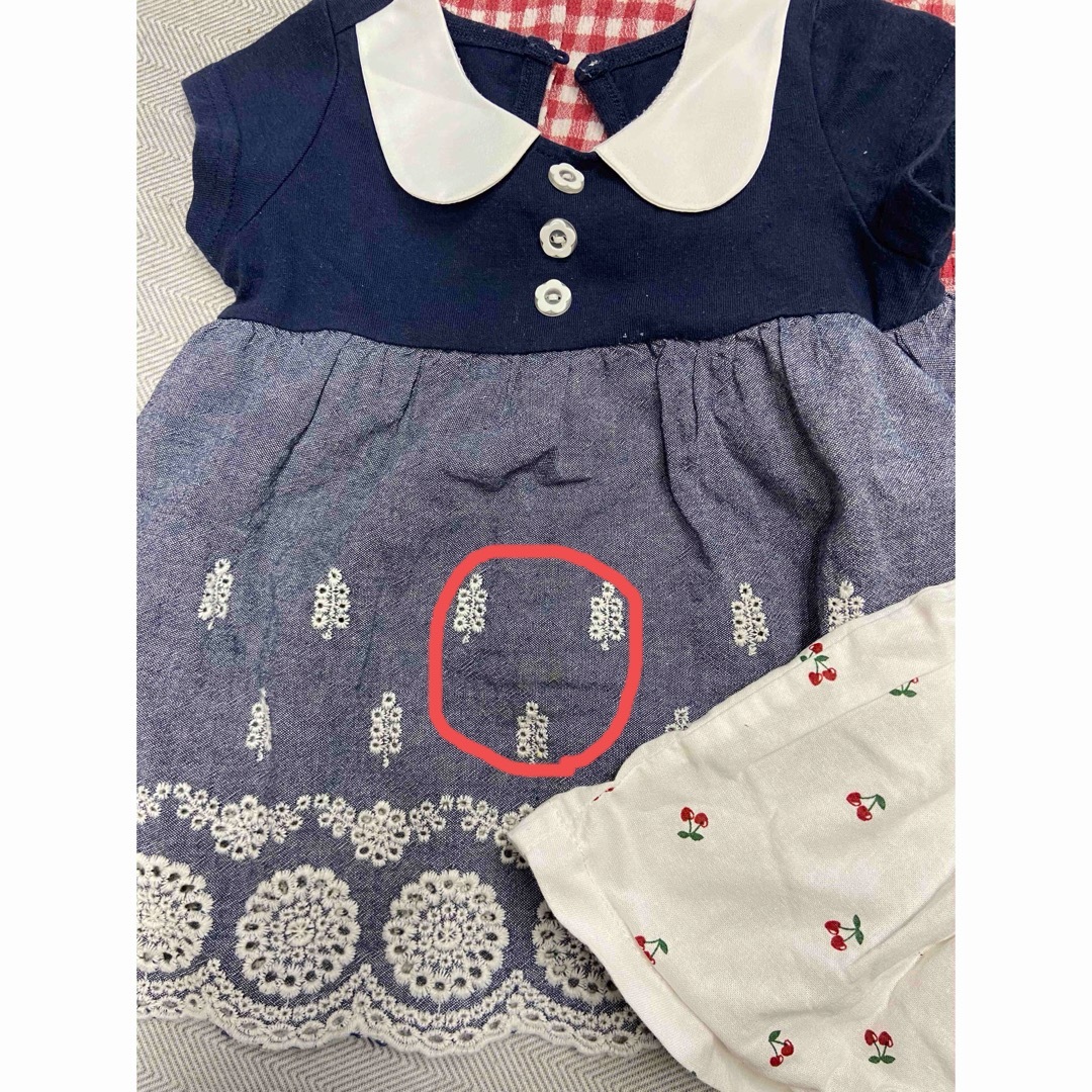 バースデイ(バースデイ)の女の子Tシャツ80サイズ　4枚セット キッズ/ベビー/マタニティのベビー服(~85cm)(Ｔシャツ)の商品写真