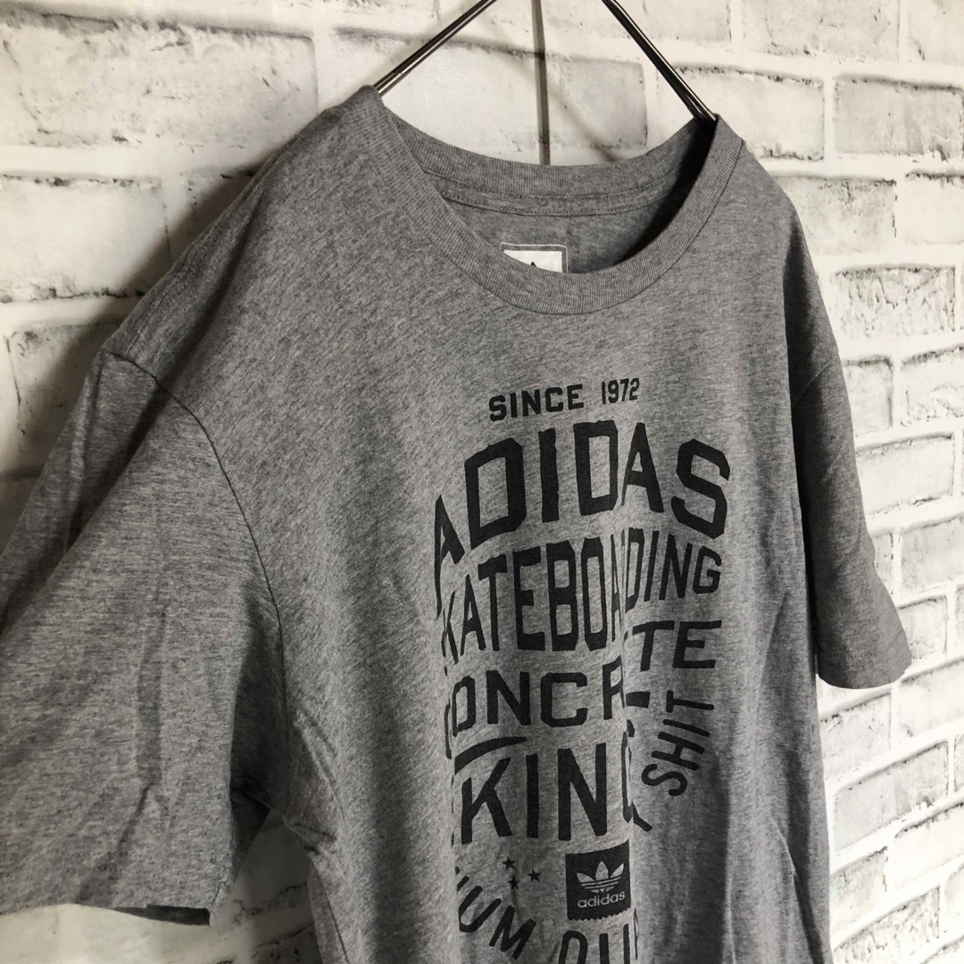 Originals（adidas）(オリジナルス)の希少XL⭐️adidas アディダスオリジナルス スケボーキングTシャツ グレー メンズのトップス(Tシャツ/カットソー(半袖/袖なし))の商品写真