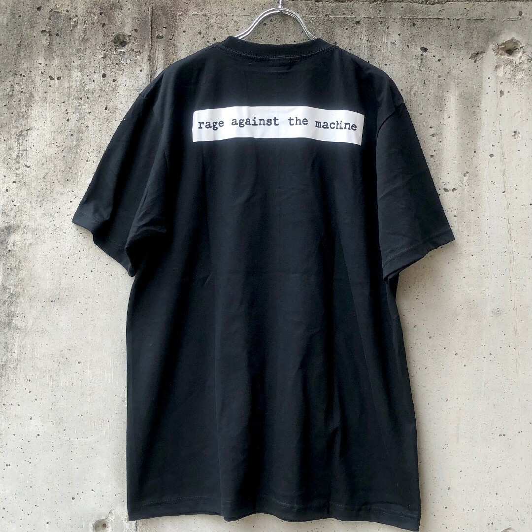 MUSIC TEE(ミュージックティー)のXXL半袖 RAGEAGAINSTTHE MACHINE メンズのトップス(Tシャツ/カットソー(半袖/袖なし))の商品写真