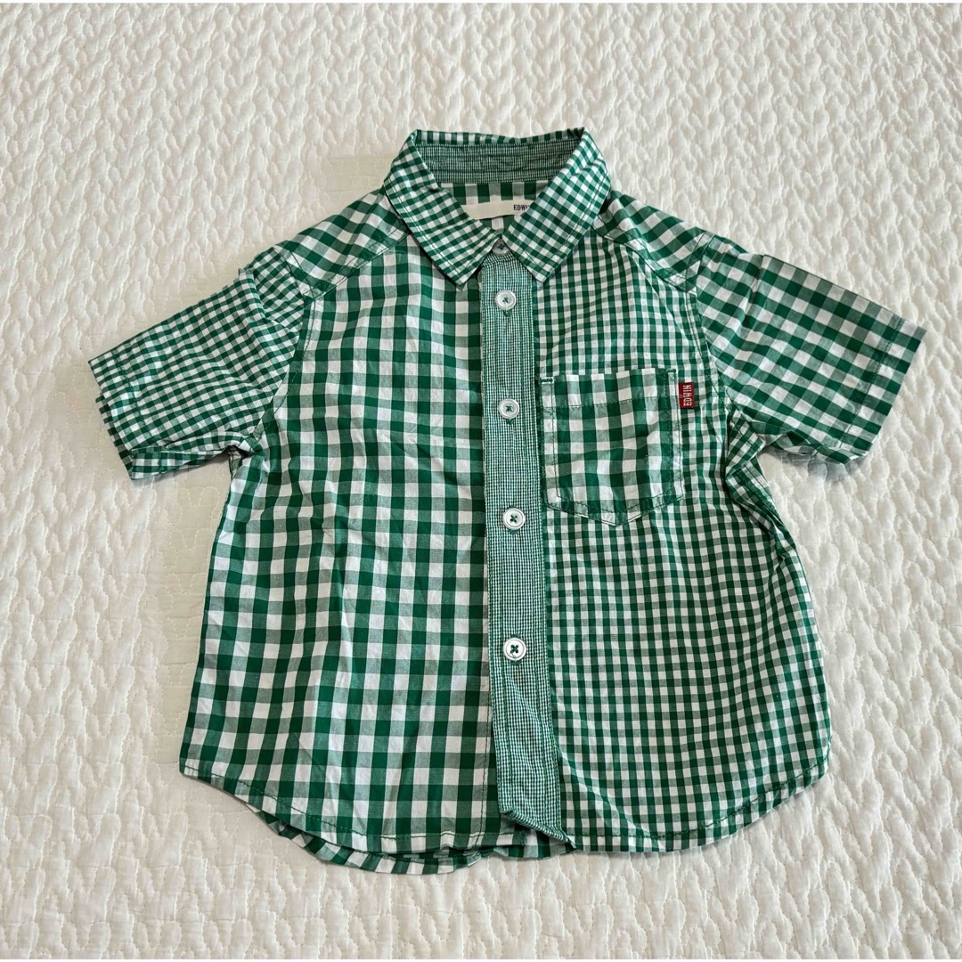 【ｻｲｽﾞ100】半袖シャツ3点 キッズ/ベビー/マタニティのキッズ服男の子用(90cm~)(ブラウス)の商品写真