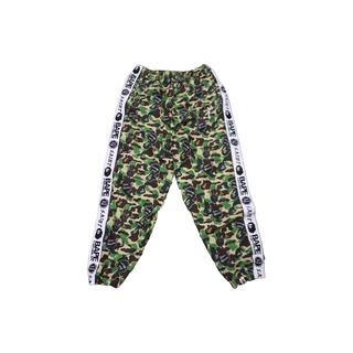 新品未使用 SAINT MICHAEL BAPE セントマイケル アベイシングエイプ トラックパンツ SM-YS8-0000-C30 24SS グリーン サイズXL 63009