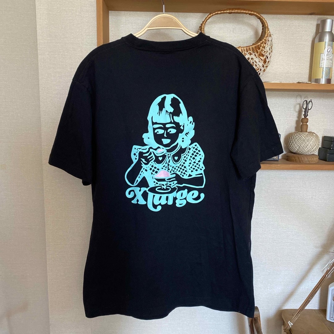 XLARGE(エクストララージ)のXLARGE  Tシャツ  バックプリント Lサイズ レディースのトップス(Tシャツ(半袖/袖なし))の商品写真