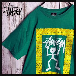 ステューシー(STUSSY)の【希少デザイン】ステューシー☆シャドーマンプリントTシャツ 即完売モデル 人気色(Tシャツ/カットソー(半袖/袖なし))