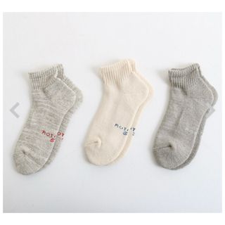 ヤエカ(YAECA)のRoToTo ORGANIC DAILY 3 PACK ANKLE SOCKS(ソックス)