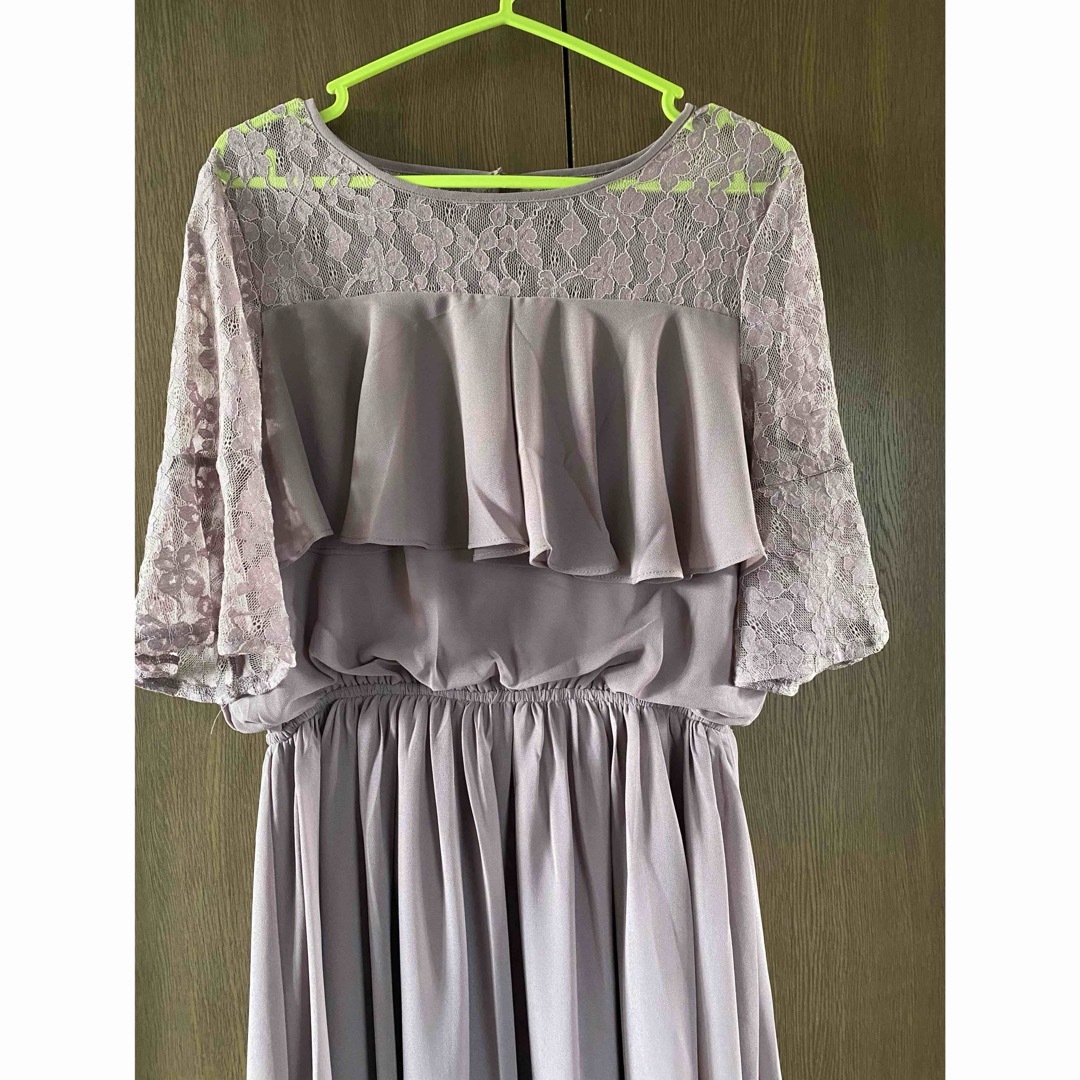 ドレスプラス　ドレス　ラベンダー レディースのフォーマル/ドレス(ミディアムドレス)の商品写真