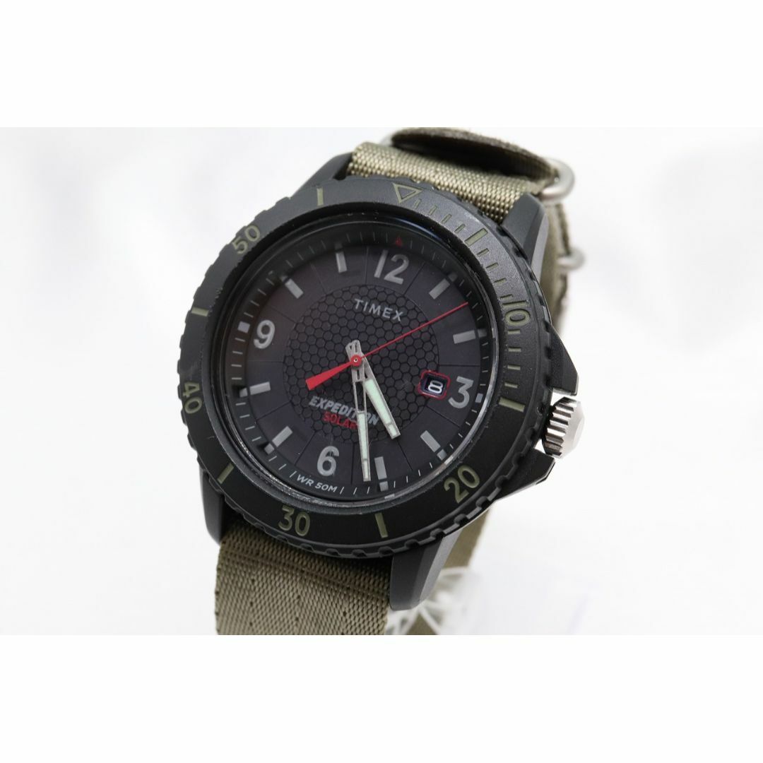 TIMEX(タイメックス)の【W144-27】電池交換済 タイメックス エクスペディション ソーラー 腕時計 メンズの時計(腕時計(アナログ))の商品写真