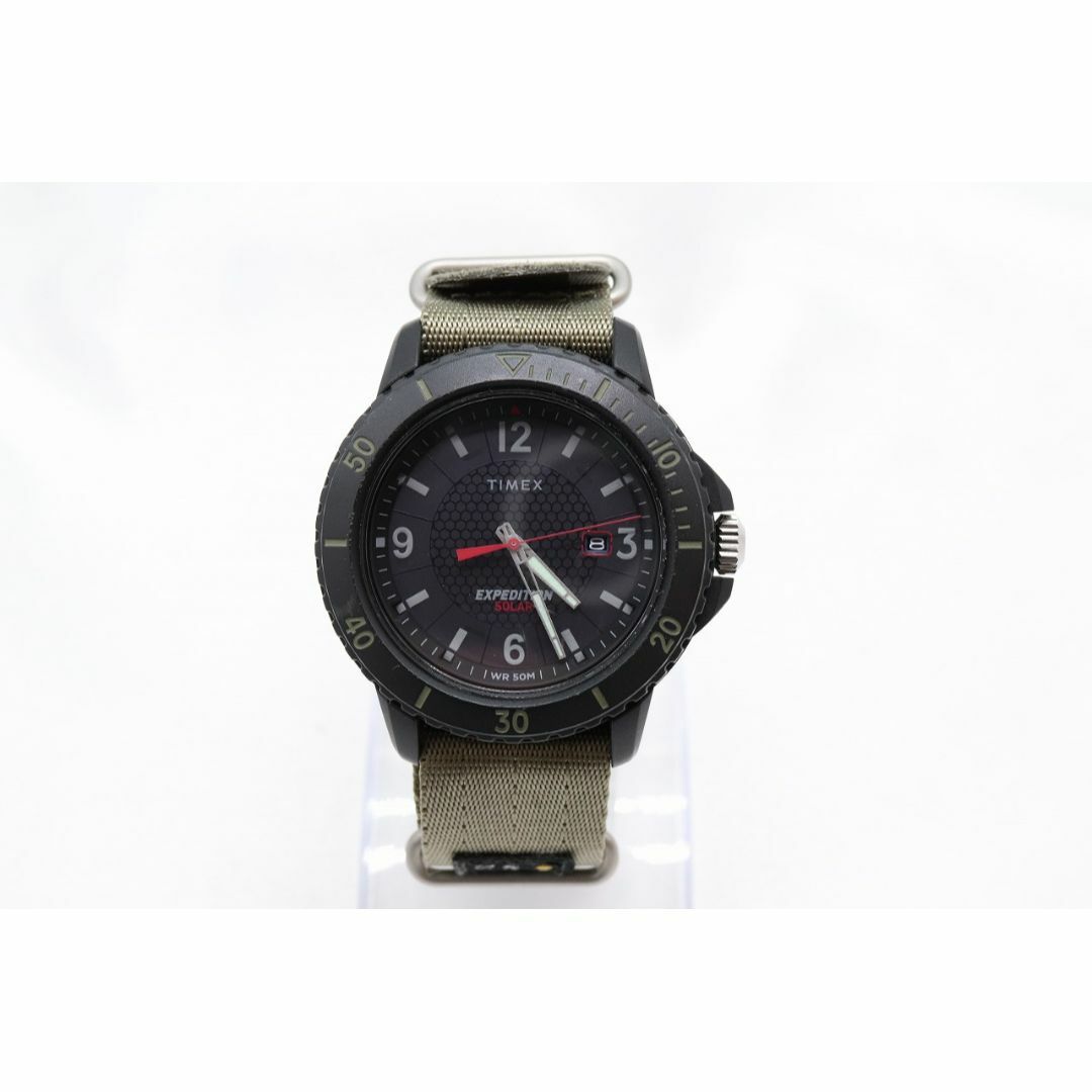 TIMEX(タイメックス)の【W144-27】電池交換済 タイメックス エクスペディション ソーラー 腕時計 メンズの時計(腕時計(アナログ))の商品写真