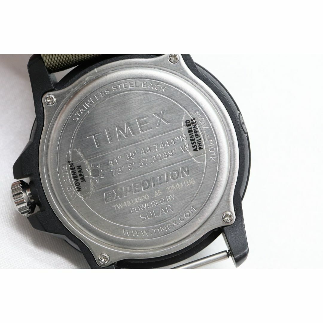 TIMEX(タイメックス)の【W144-27】電池交換済 タイメックス エクスペディション ソーラー 腕時計 メンズの時計(腕時計(アナログ))の商品写真