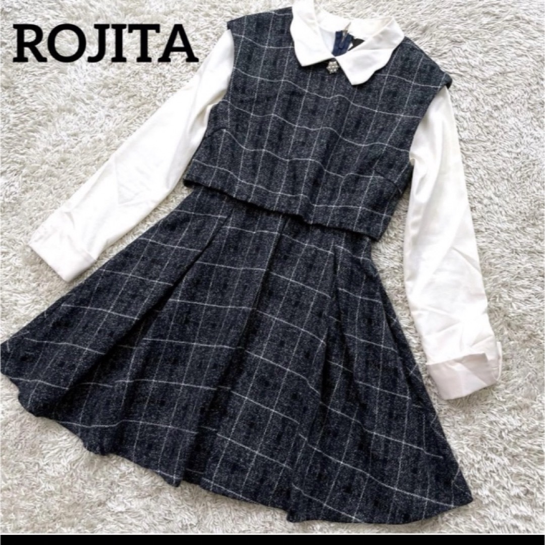 ROJITA(ロジータ)のROJITA / シャツコーデ風チェックワンピース レディースのワンピース(その他)の商品写真