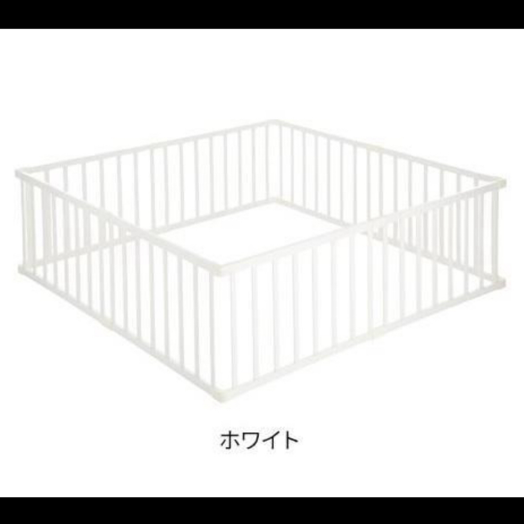 KATOJI(カトージ)のカトージ 木製ベビーサークル ホワイト キッズ/ベビー/マタニティの寝具/家具(ベビーサークル)の商品写真