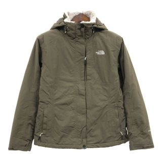 ザノースフェイス(THE NORTH FACE)のTHE NORTH FACE ノースフェイス HYVENT マウンテンパーカー アウトドア ワンポイント ブラウン (レディース L) 中古 古着 Q6712(その他)