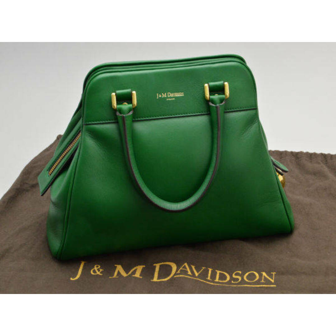 J&M DAVIDSON(ジェイアンドエムデヴィッドソン)のジェイアンドエムデヴィッドソン J&M DAVIDSON ドクターズバッグ MARILYN マリリン グリーン レディース F-B5739 レディースのバッグ(ハンドバッグ)の商品写真