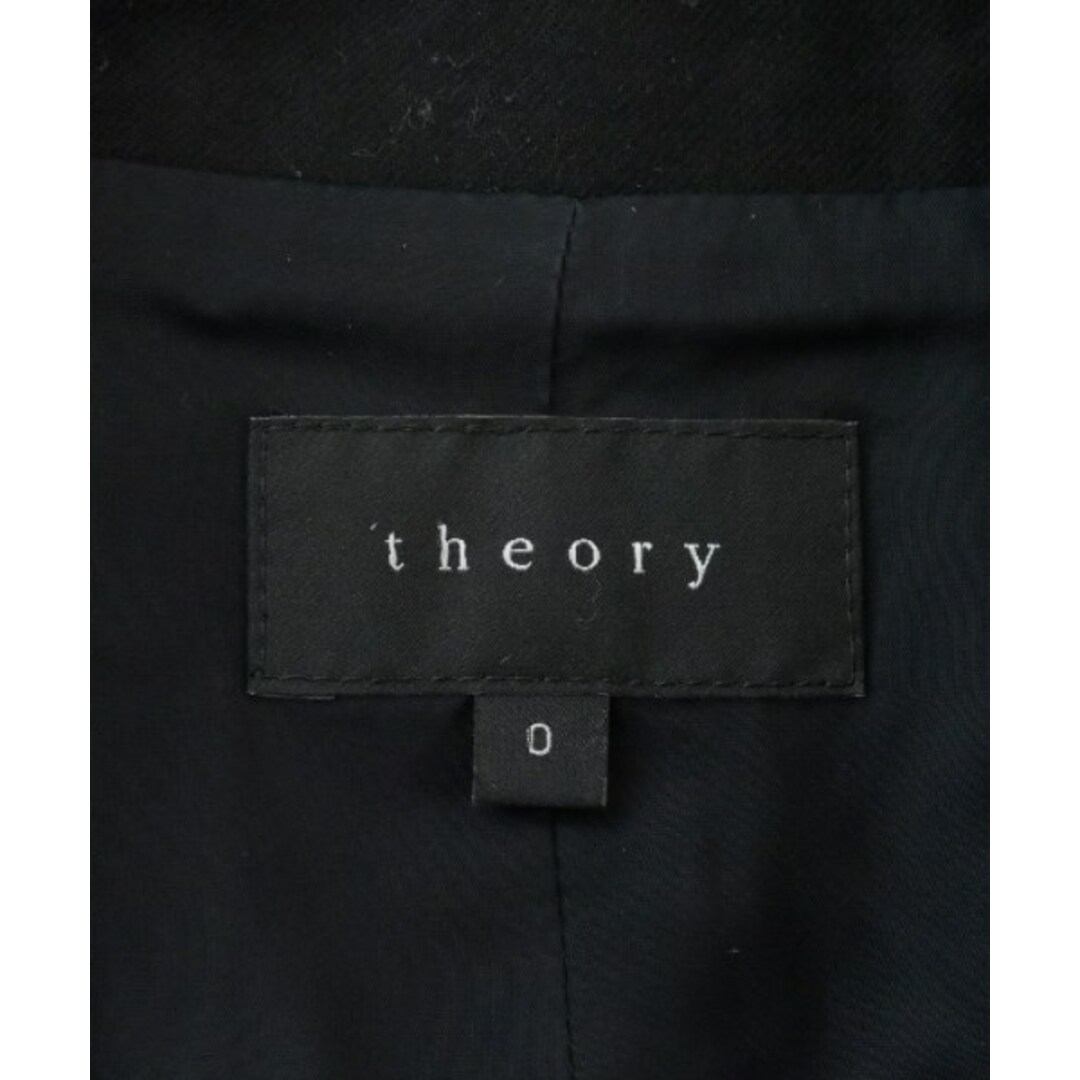 theory(セオリー)のTheory セオリー テーラードジャケット 0(S位) 黒 【古着】【中古】 レディースのジャケット/アウター(テーラードジャケット)の商品写真