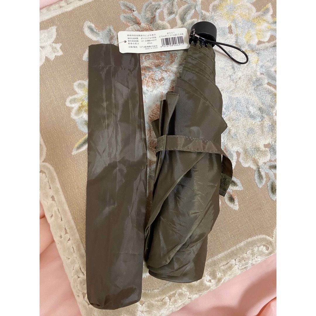 新品　雨傘　折りたたみ傘　軽量　持ち運び　旅行　トラベル レディースのファッション小物(傘)の商品写真