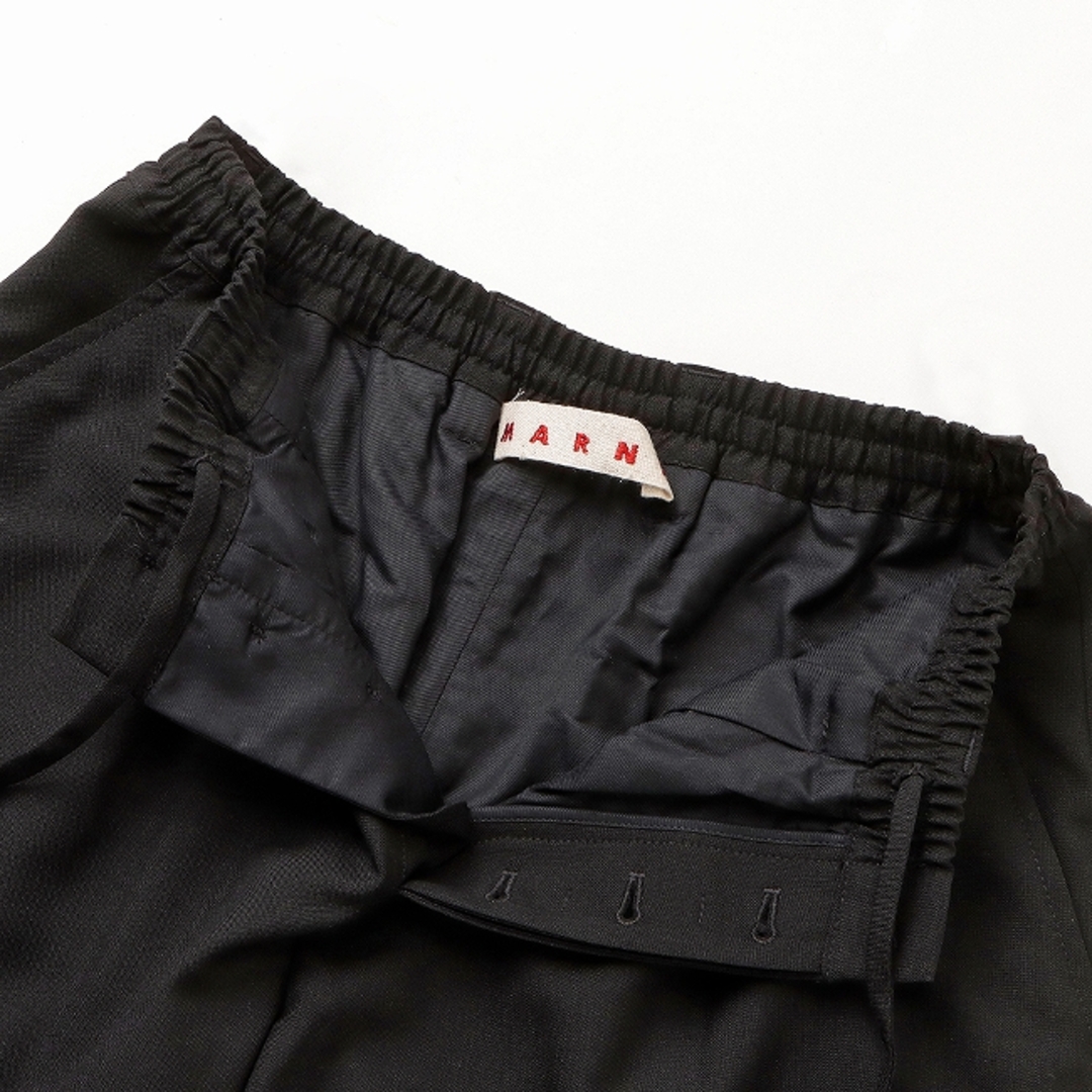 MARNI - 【セットアップ可】 マルニ/MARNI パンツ アパレル メンズ TROUSERS ウールパンツ BLACK 2024年春夏新作 PUMU0017U4-TW839-00N99