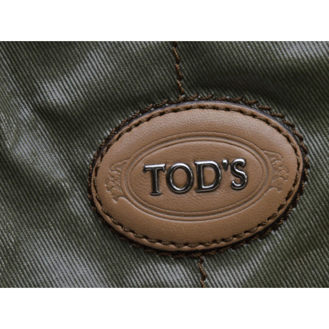 TOD'S(トッズ)のトッズ TOD'S 2WAY トートバッグ ショルダー付 カーキグリーン レディース e_u F-B6381 レディースのバッグ(トートバッグ)の商品写真