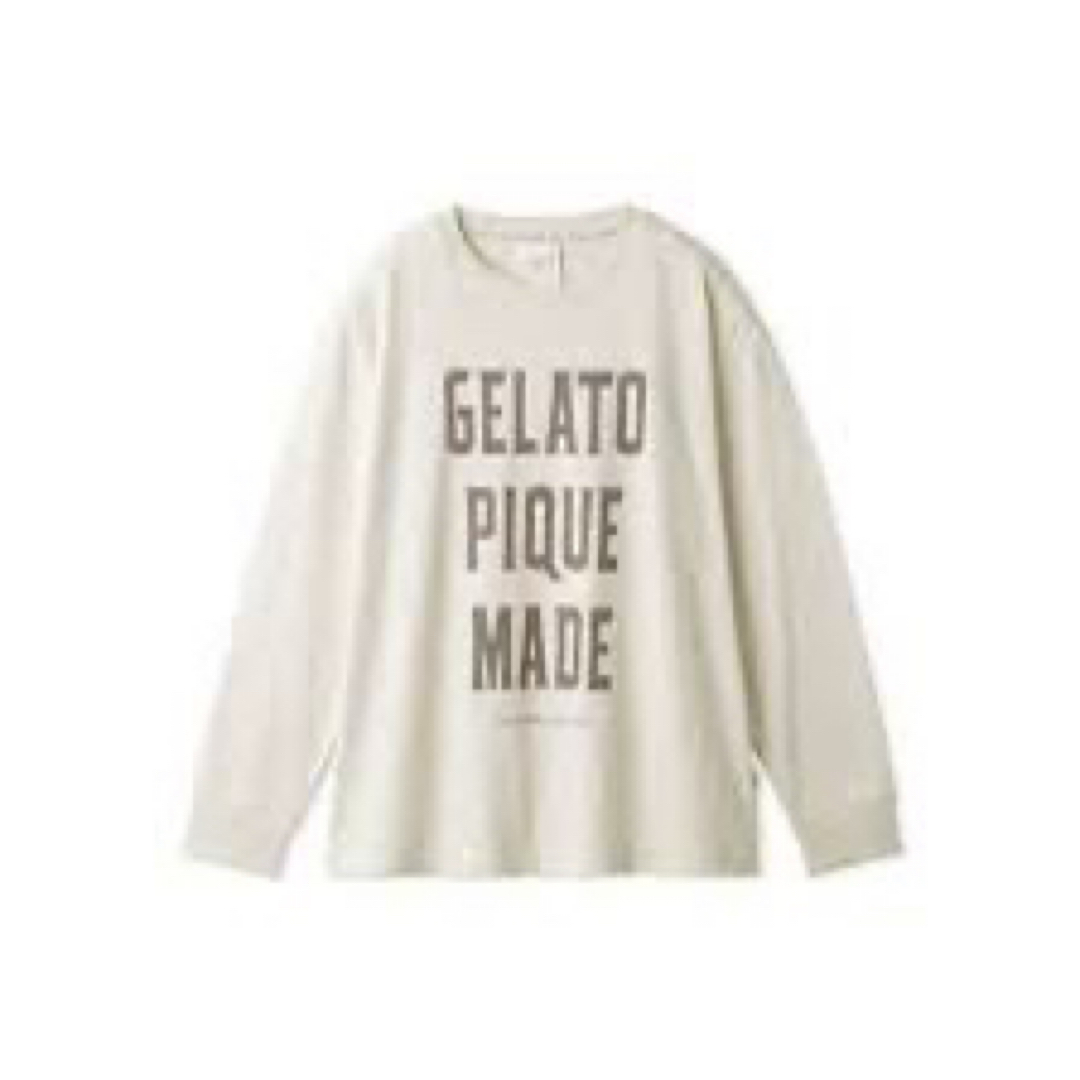 gelato pique(ジェラートピケ)のgelatopique ジェラートピケ UNISEX ワンポイントロゴロンT レディースのトップス(Tシャツ(長袖/七分))の商品写真