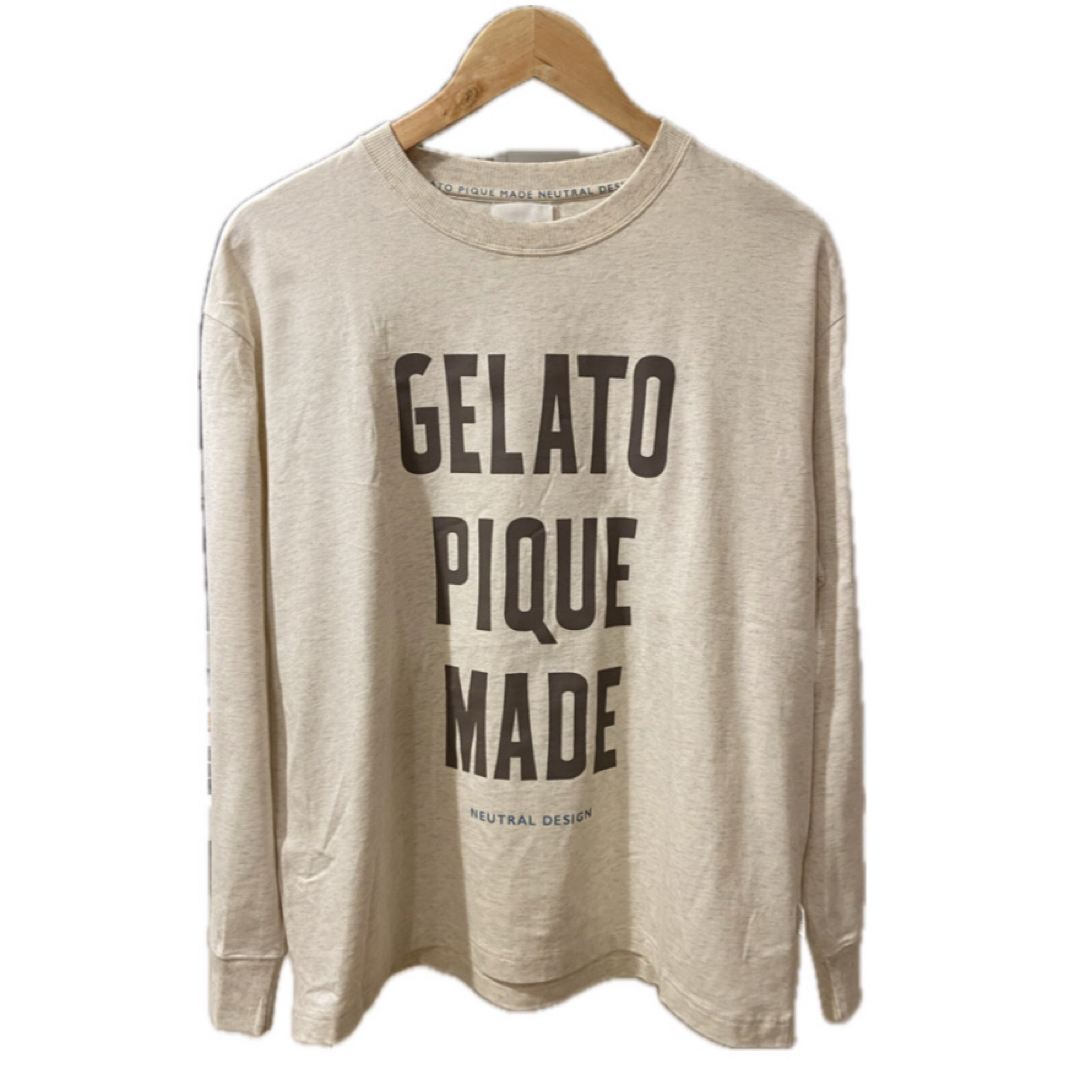 gelato pique(ジェラートピケ)のgelatopique ジェラートピケ UNISEX ワンポイントロゴロンT レディースのトップス(Tシャツ(長袖/七分))の商品写真