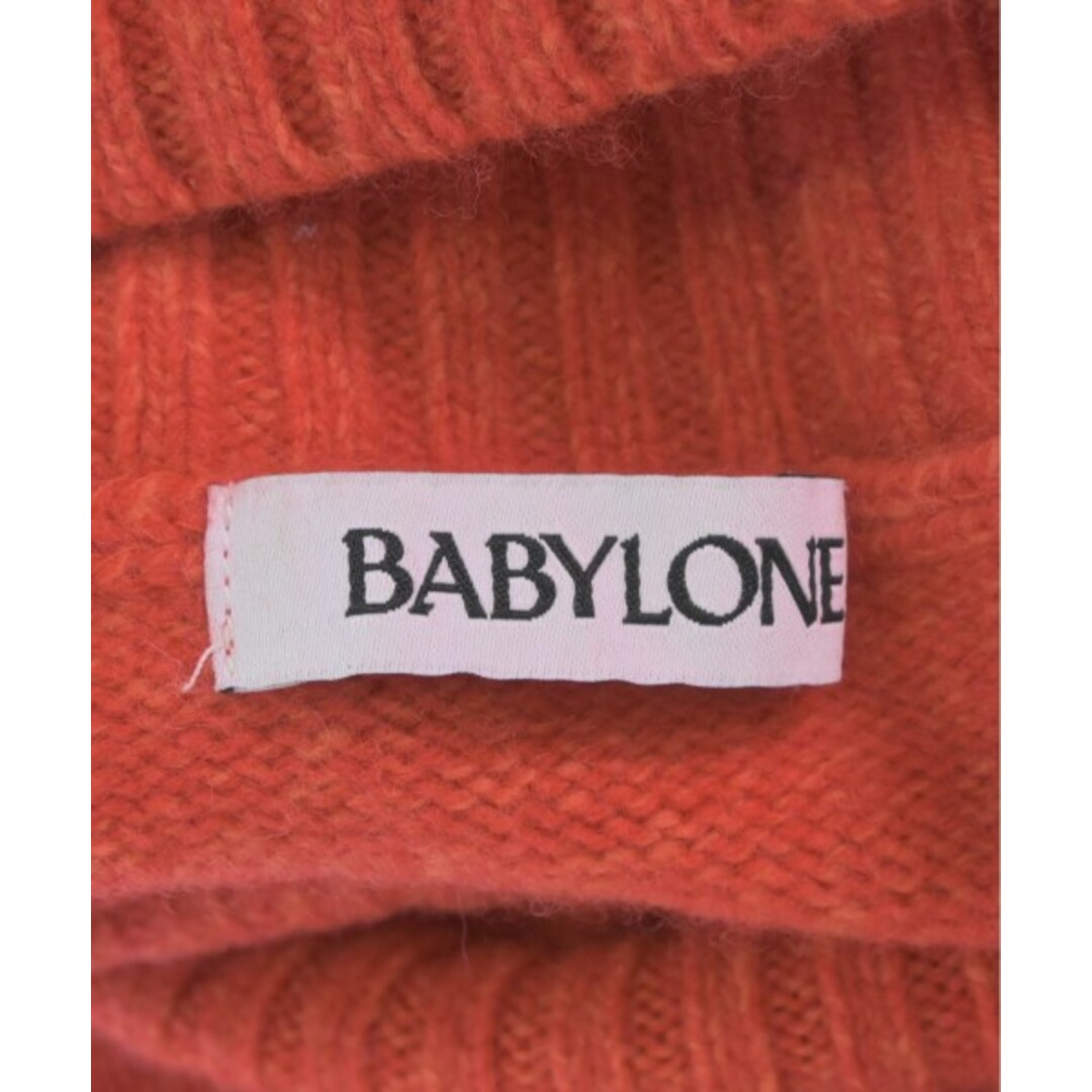 BABYLONE(バビロン)のBABYLONE バビロン ニット・セーター F 赤 【古着】【中古】 レディースのトップス(ニット/セーター)の商品写真