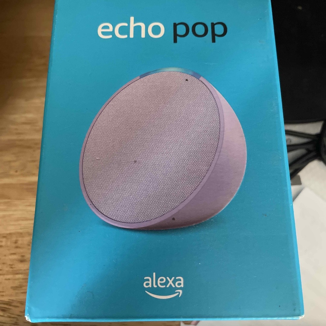 Amazon(アマゾン)のAmazon コンパクトスマートスピーカー with Alexa Echo Po スマホ/家電/カメラのオーディオ機器(スピーカー)の商品写真
