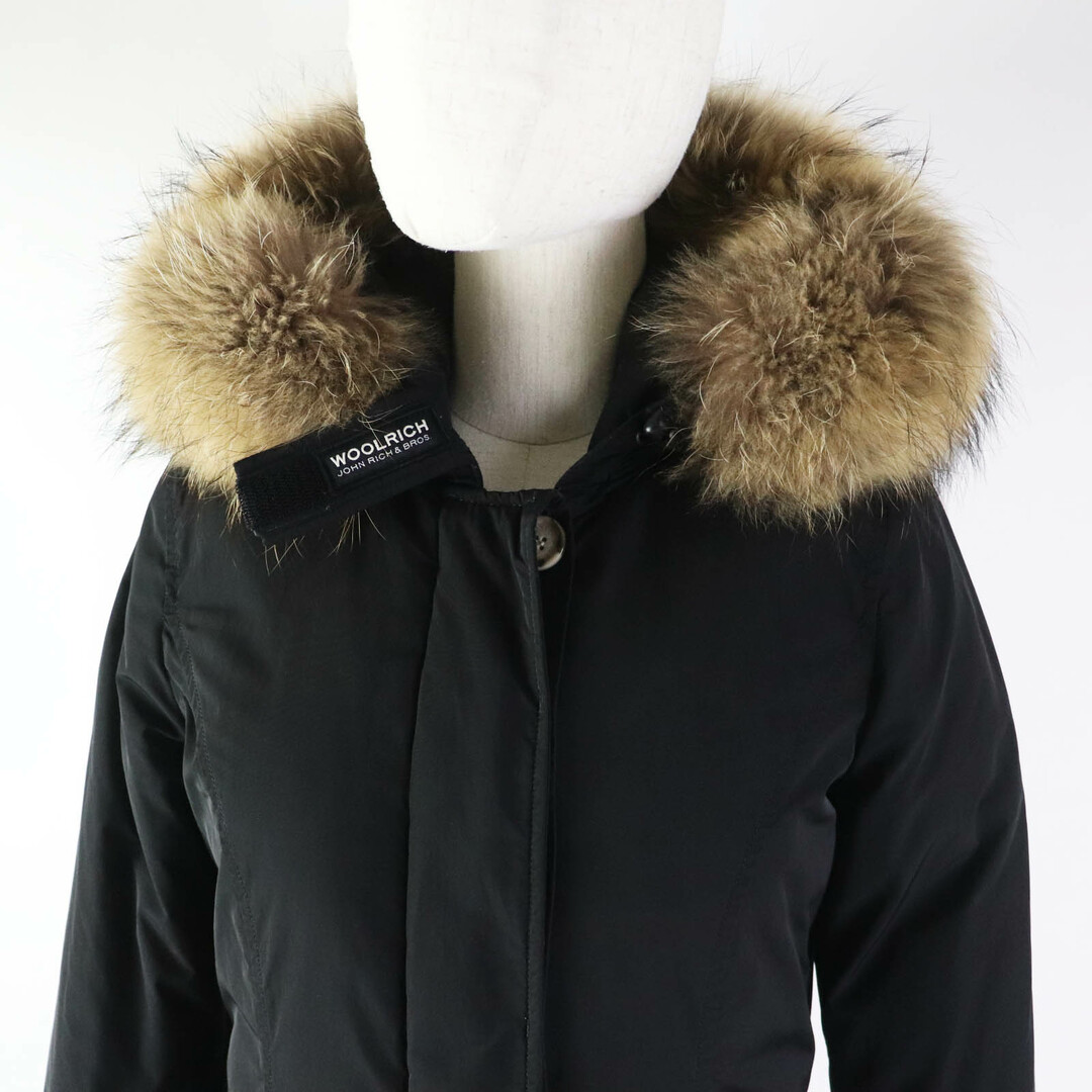 WOOLRICH(ウールリッチ)の美品◎WOOLRICH ウールリッチ ファー・フード付き ダウンコート／ダウンジャケット ブラック XS レディース レディースのジャケット/アウター(ダウンジャケット)の商品写真