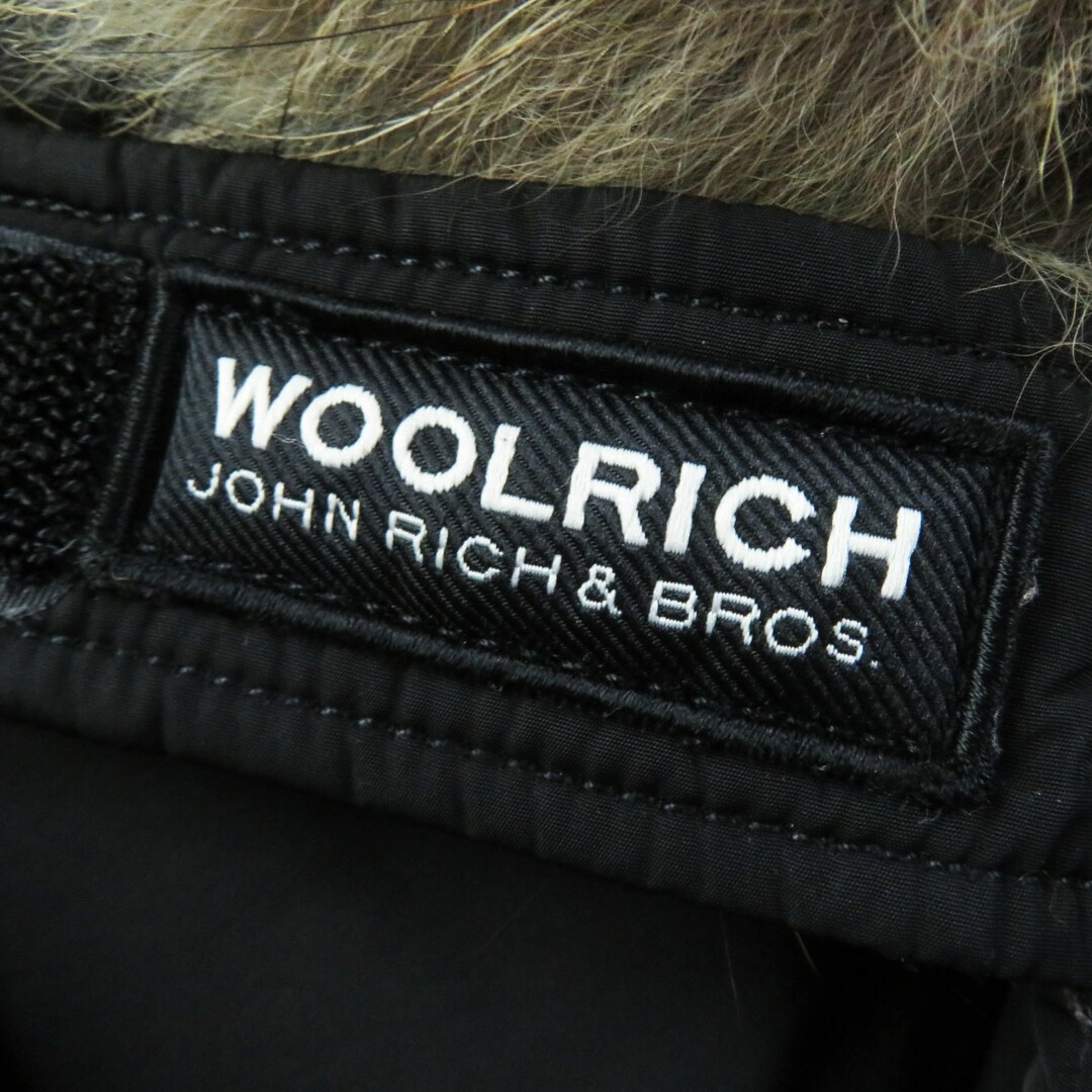 WOOLRICH(ウールリッチ)の美品◎WOOLRICH ウールリッチ ファー・フード付き ダウンコート／ダウンジャケット ブラック XS レディース レディースのジャケット/アウター(ダウンジャケット)の商品写真