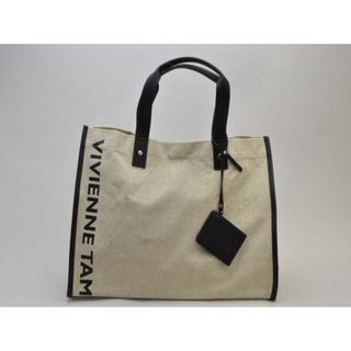 VIVIENNE TAM - ヴィヴィアンタム VIVIENNE TAM LOGO BAG トートバッグ 10175383 ベージュ レディース u_s F-B6524