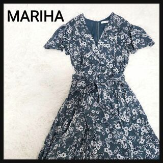 MARIHA - 【人気花柄】マリハ マドモアゼルのドレス ロングワンピース 小花 グリーン