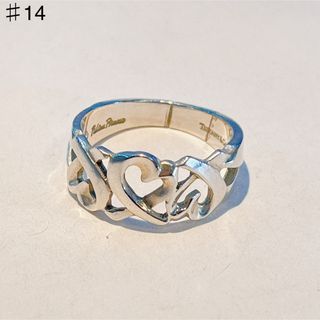 Tiffany & Co. - 777 ティファニー　ラビングハート　リング　925 14号