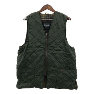 バーブァー(Barbour)のBarbour バブアー QUILTED WAISTCOAT キルティング ベスト グリーン (メンズ C44/112CM) 中古 古着 Q6718(ベスト)