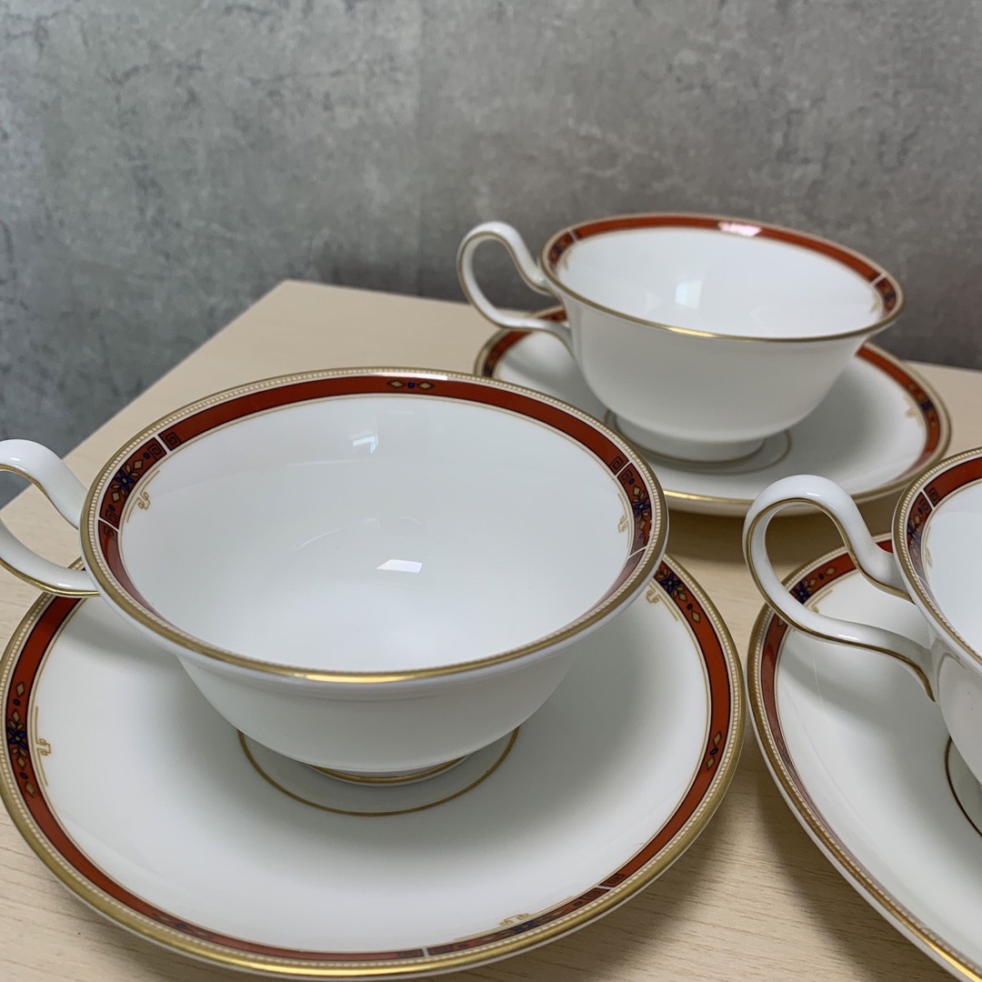 WEDGWOOD(ウェッジウッド)のウェッジウッド WEDGWOOD カップ&ソーサー  4客セット インテリア/住まい/日用品のキッチン/食器(グラス/カップ)の商品写真