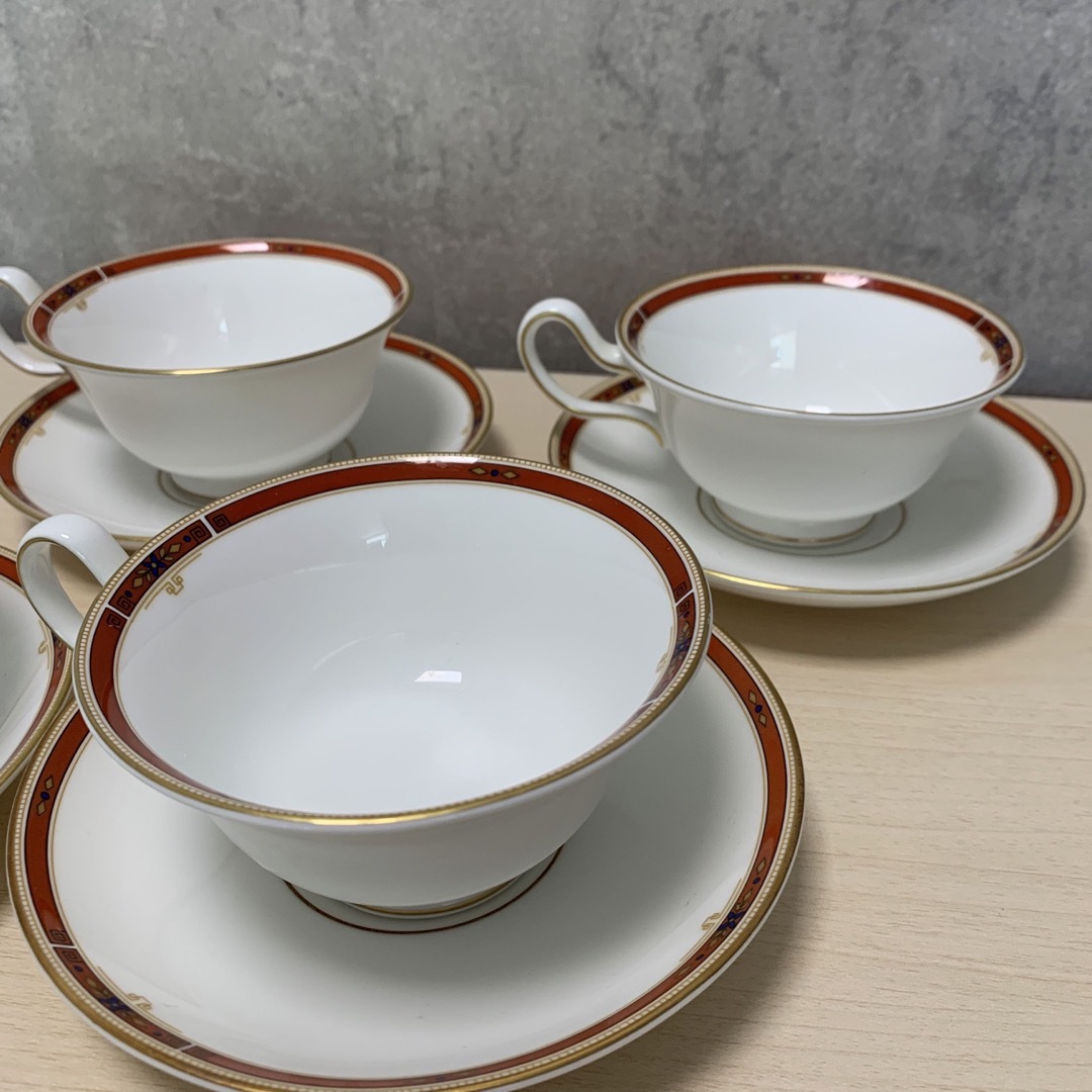 WEDGWOOD(ウェッジウッド)のウェッジウッド WEDGWOOD カップ&ソーサー  4客セット インテリア/住まい/日用品のキッチン/食器(グラス/カップ)の商品写真